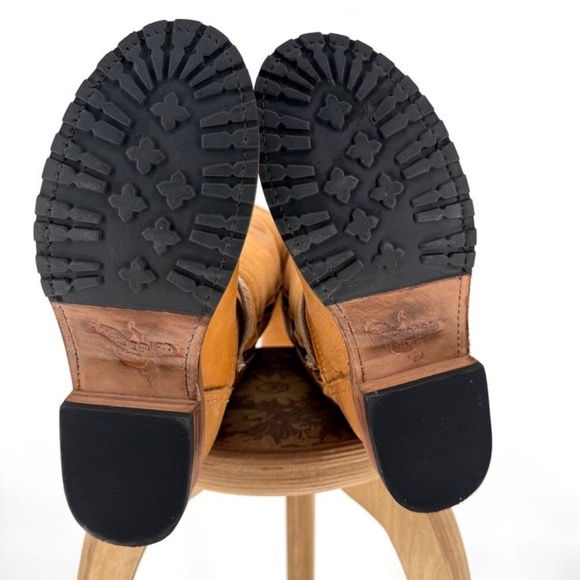 Freebird by Steven Denmark Leather Riding Style Boots Genuine Sheep Fur - Picture 13 of 17